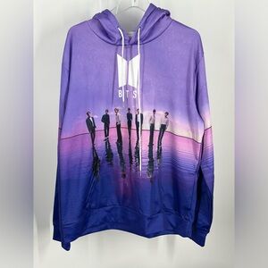 Womens BTS 3D Printed Hoodie With Front Pocket